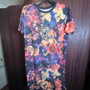 Adidas Multicolor Floral Tee